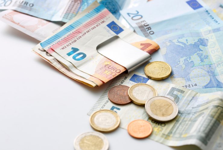 banconote e monete euro 