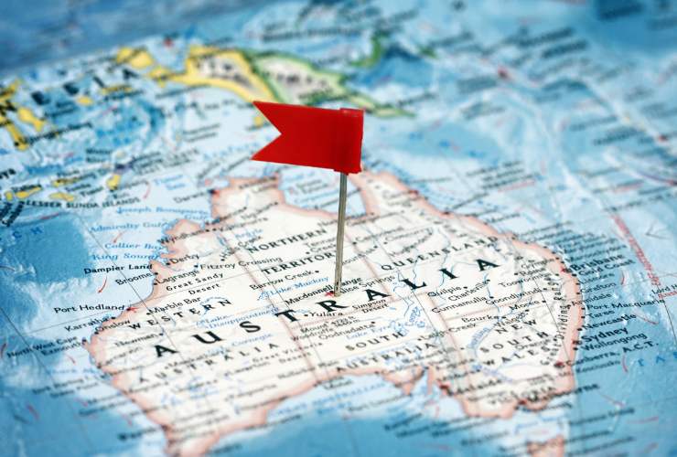 cartina geografica australia