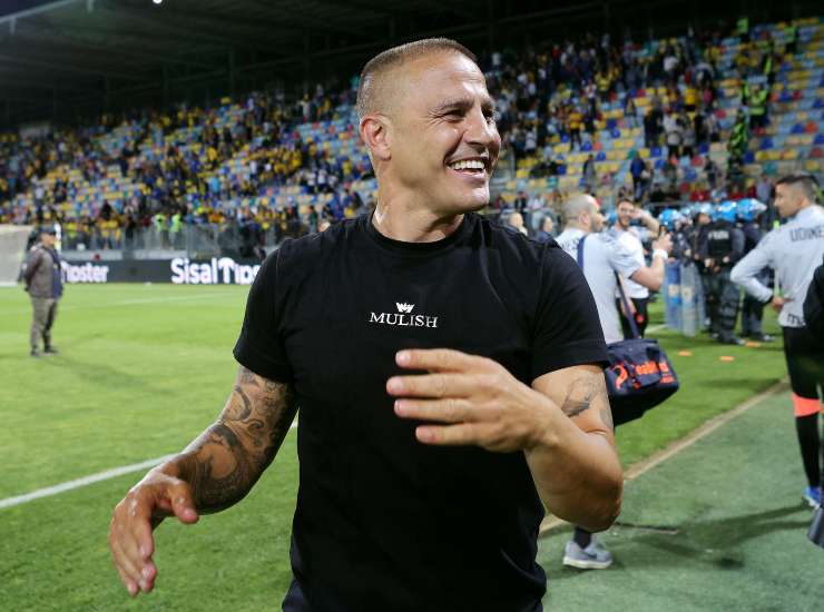 Cannavaro sorridente in primo piano