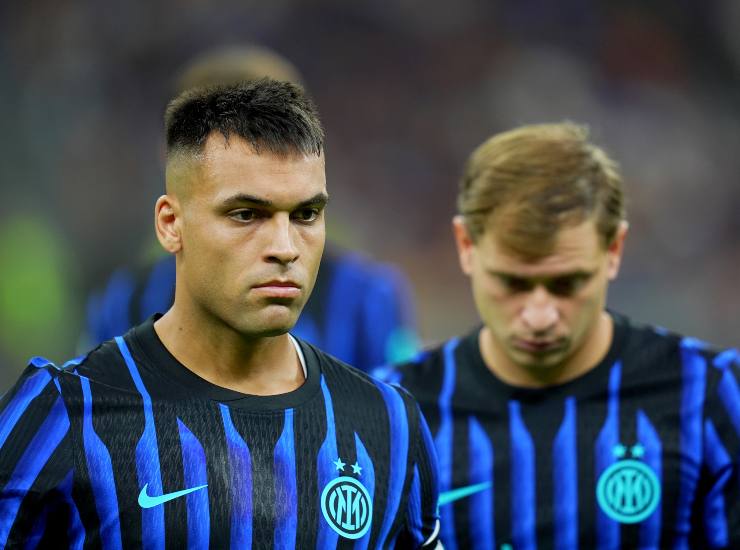 Lautaro insieme a Barella