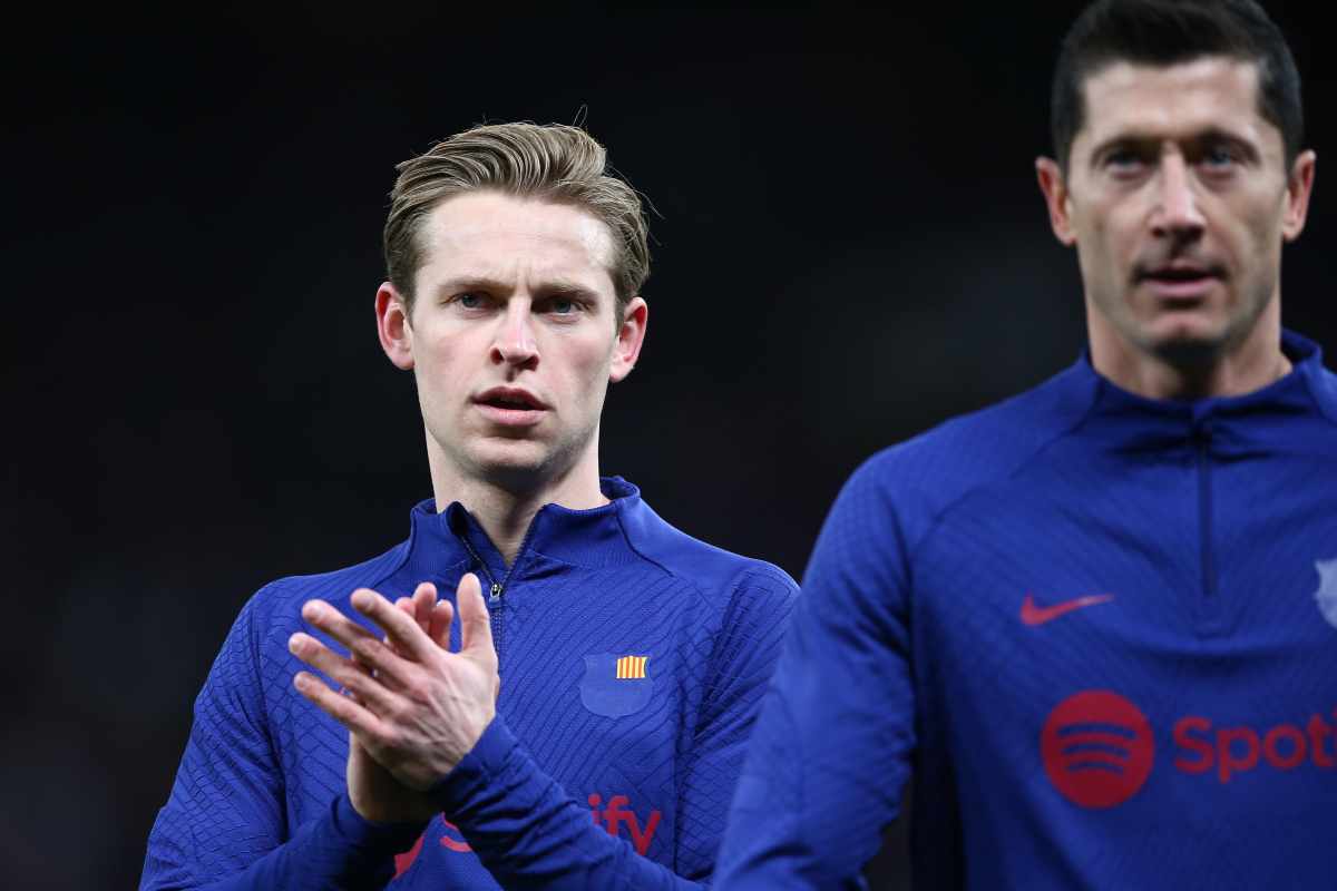 Lewandoski insieme a de Jong