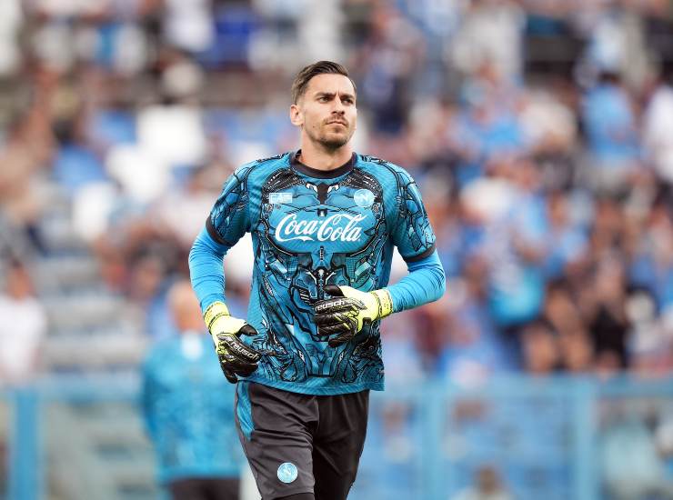 Meret durante un riscaldamento