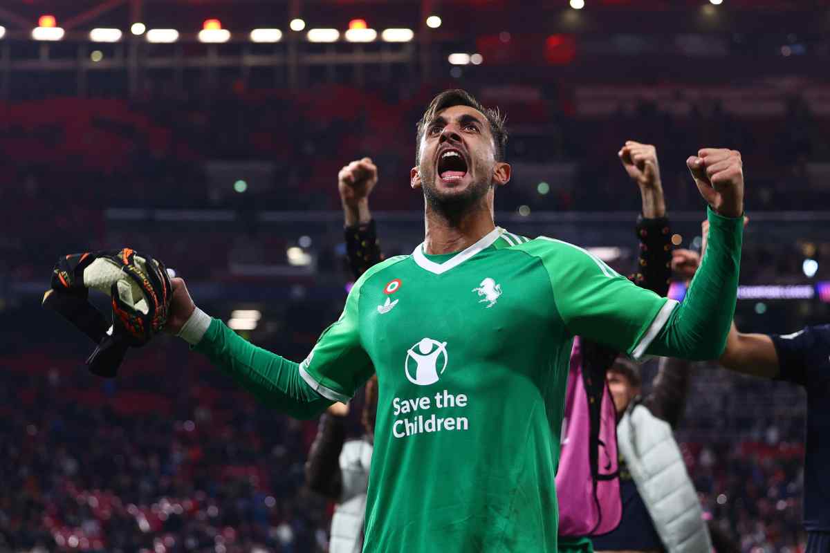 Perin esulta dopo una vittoria