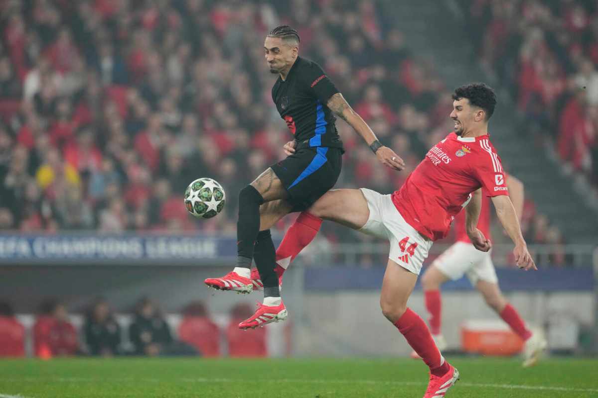 Araujo contro il Barcellona