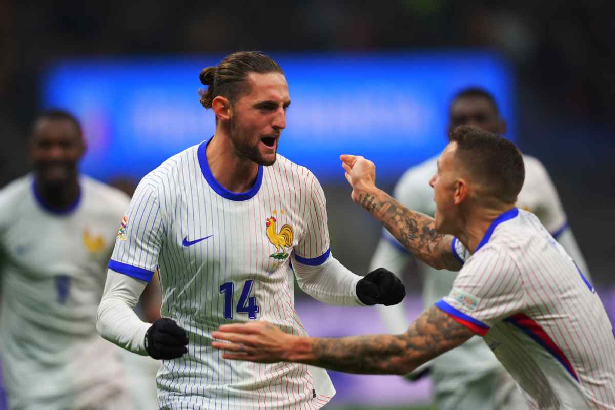 Rabiot con la Francia
