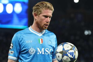 Paga De Bruyne sull'infortunio al Napoli