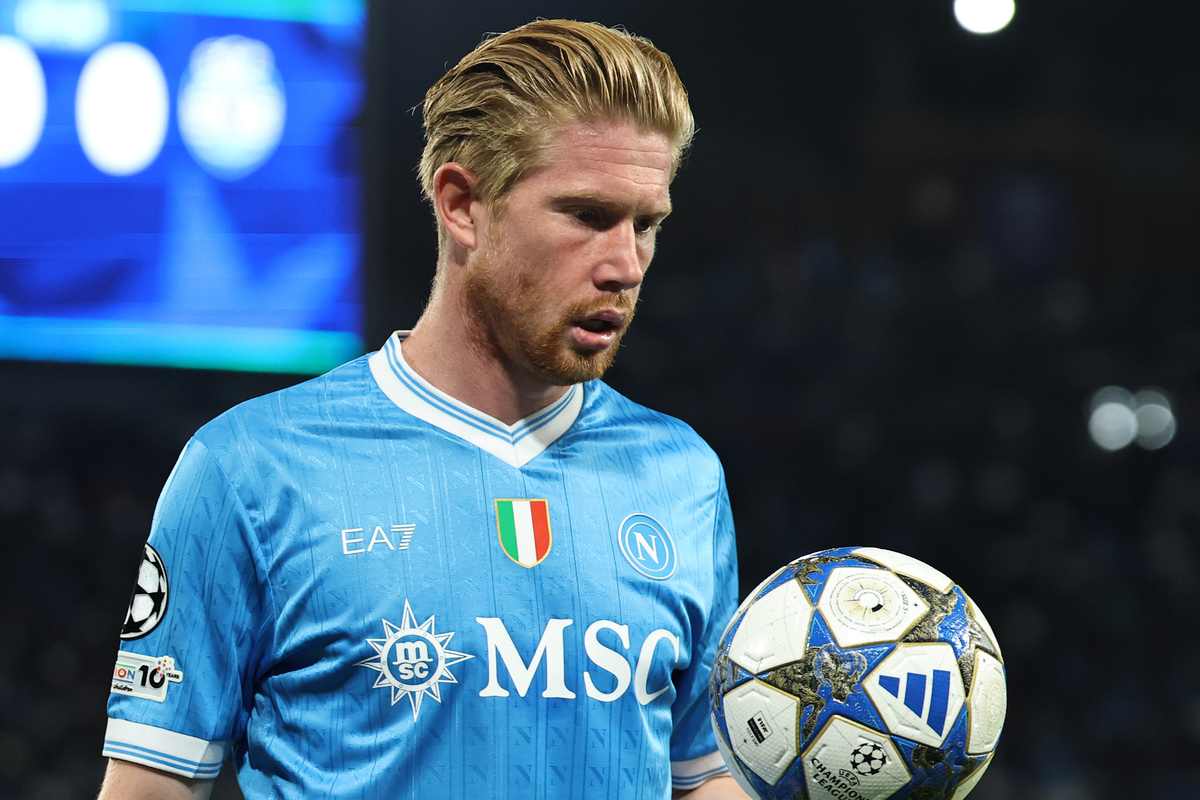 Paga De Bruyne sull'infortunio al Napoli